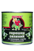 Зел горошок "Огонек" (Молдова) 400г (425мл) з/б (1